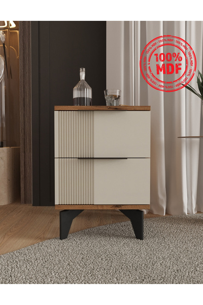 Teen & Bright EKİN 2 ÇEKMECELİ KOMODİN - TAMAMI MDF