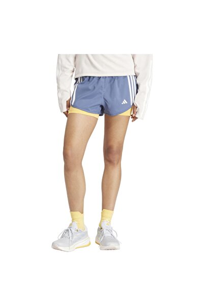 adidas Femei& # x27;s Own the Run 3-Stripes 2-in-1 Shorts S