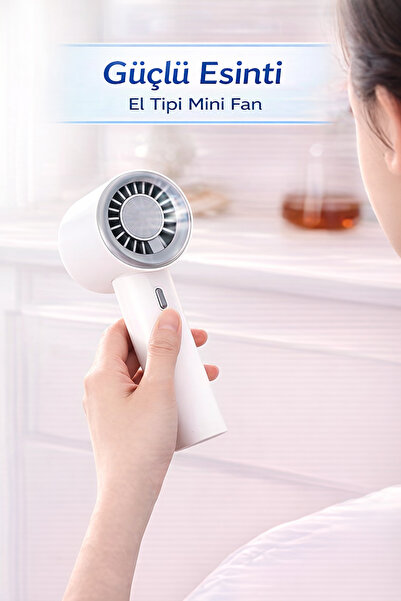Dexmon Taşınabilir El ve Masaüstü Fanı Şarjlı Mini Vantilatör Güçlü Sessiz 3 ...