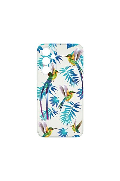 bestcase Елегантен кожен калъф, съвместим със Samsung Galaxy A34 5G, Див троп...