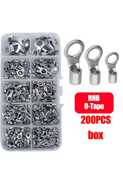 Choice 200PCS-RNB O/U Type Terminals Copper Ring Fork Non-Insulated Electrica...