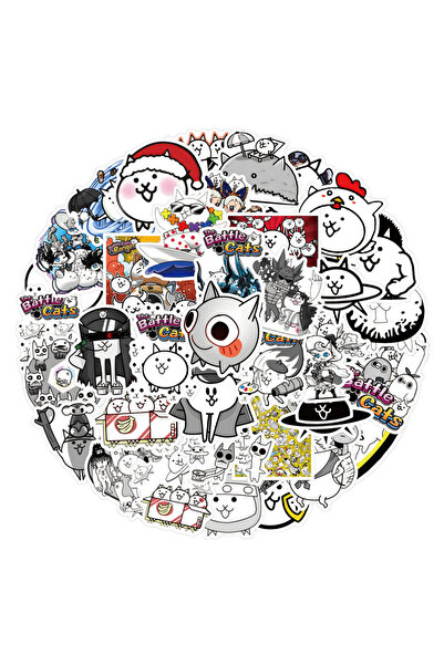 Choice 50PCS 50PCS The Battle Cats Cartoon Stickers Cute Funny Graffiti Decal...