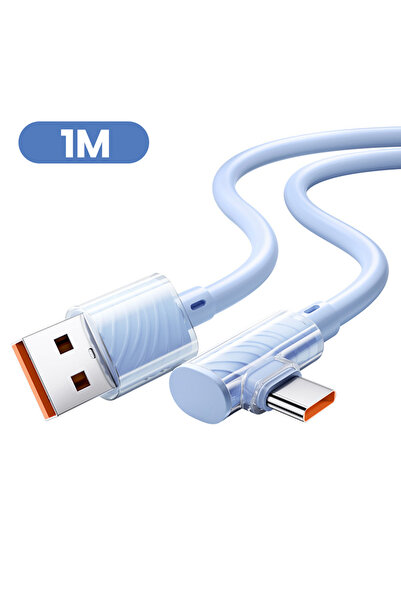 choice2 1M 100W USB Type C Cable Fast Charging 90° Elbow Quick Data Cord For ...