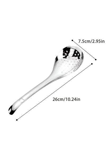 Choice1 L 【Nice】Stainless Steel Strainer Spoon Skimmer Slotted Spoon Pepper S...