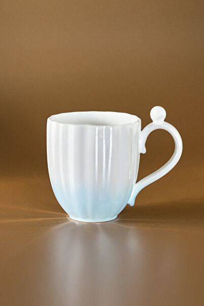 Karaca Shell Lustered Oyster Mug 380 ml