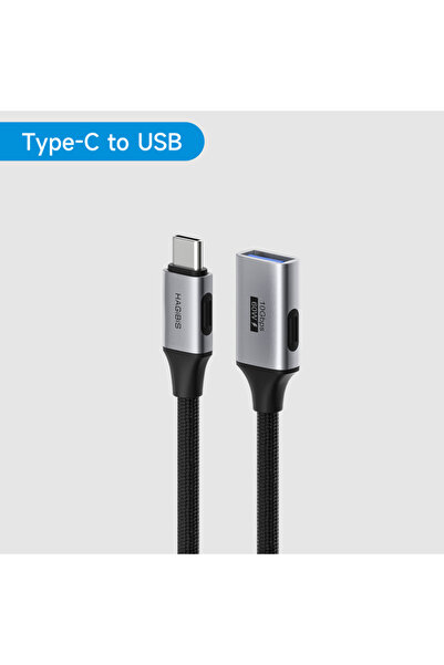 Choice4 كابل OTG من النوع C إلى USB أنثى بطول 0.15 متر من هاجيبيس، محول OTG م...