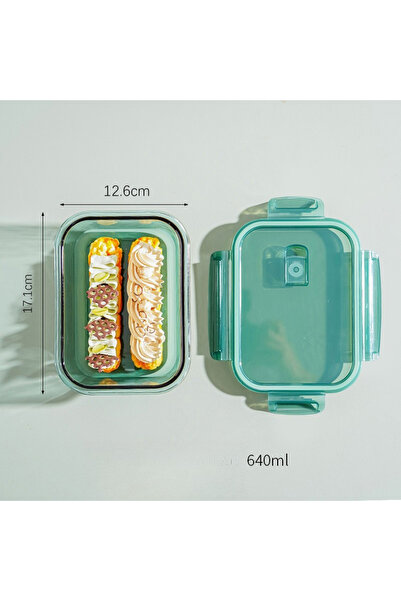 Choice1 Medium The Glass Lunch Box Can Be Heated in The Microwave. It Is A Sp...