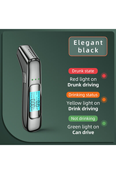 Choice English New Professional Breathalyzer Alcohol Tester Accurate Digital ...