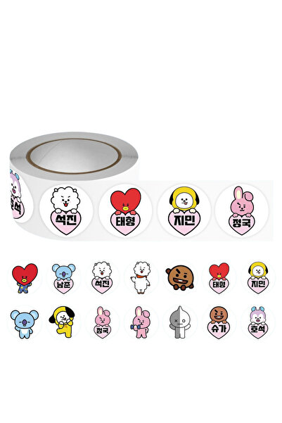 Choice BT21-500PCS جديد 500 قطعة BT21 كوكي تاتا كواي آر جيه شوكي مان تشيمي لا...