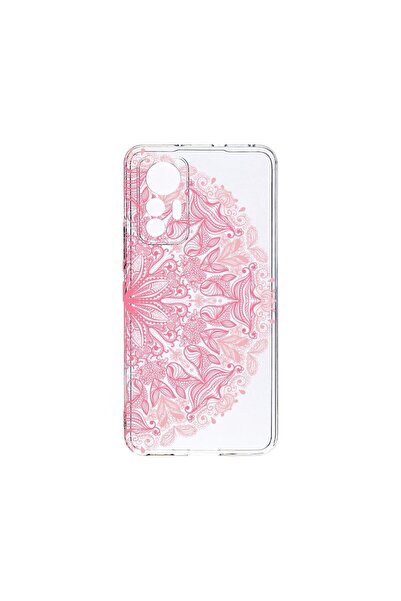 bestcase Διαφανής Θήκη Σιλικόνης 2MM, Συμβατή με Xiaomi 13 Lite, Ροζ Δαντελωτ...