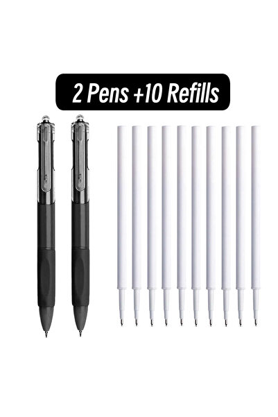Choice3 black green 0.5mm ST Pen Tip Black Ink Color Student Ballpoint Pens B...