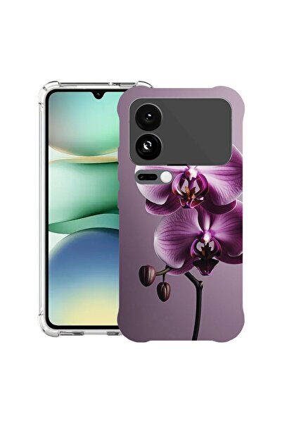 bestcase Husă Antișoc Compatibilă cu Xiaomi 17 Pro, cu Design Orhidee Roz, Co...
