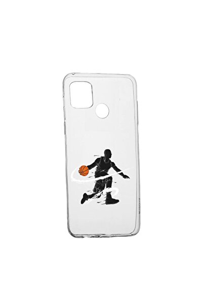 bestcase Husa Silicon Compatibila cu Realme C21Y, Basketball, rezistenta la u...