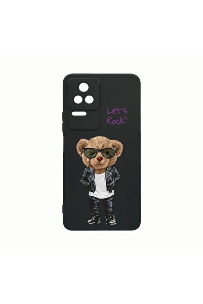 bestcase Husa Silicon, Compatibila Cu Xiaomi Poco M5s, Let's Rock Teddy Bear,...