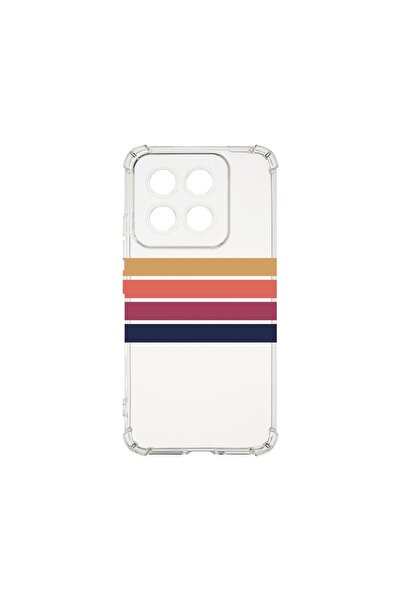 bestcase Husa pentru Xiaomi 14T, BestCase¬Æ Anti Shock 1.5MM, Retro Lines, Re...