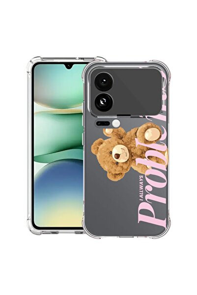 bestcase Противоударен калъф, съвместим с Xiaomi 17 Pro, с дизайн на плюшено ...