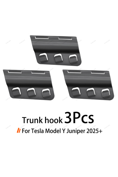choice2 3PCS For Tesla Model Y YL Juniper Rear Trunk Hook Seat Button Cargo G...