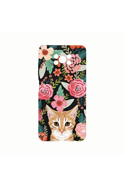 bestcase Husa Silicon, Compatibila Cu Xiaomi Poco X3 Pro, Cat and Flowers, Re...
