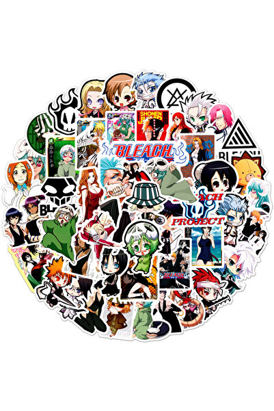 Choice 50 قطعة ملصقات أنمي BLEACH، ملصقات كرتونية لطيفة للدراجات النارية والأ...