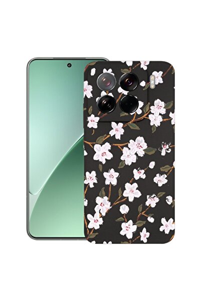 bestcase Husă pentru Xiaomi 15 Pro, Silicon subțire premium de 1.2MM, Floare ...