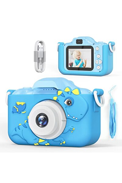 choice2 Blue KC04 Digital Kids Cameras Toys Mini Children Camera 1080P HD 8x ...