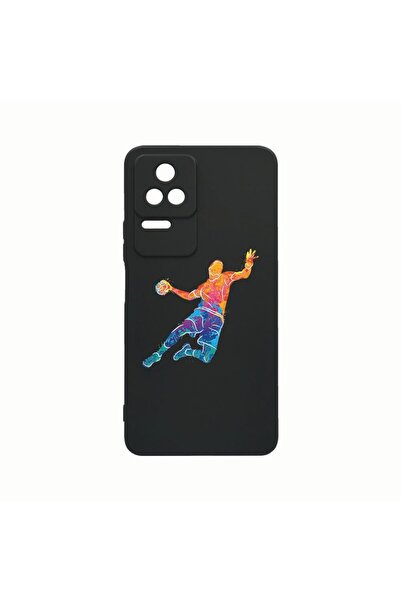 bestcase Husa Silicon, Compatibila Cu Xiaomi Poco M5s, Handball Colorful, Rez...