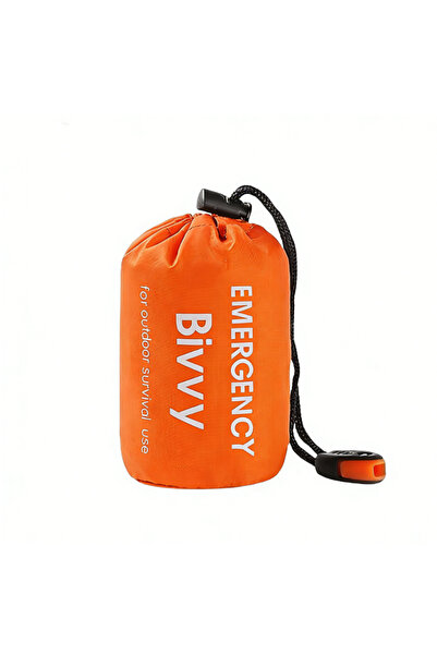 Choice1 ORANGE Emergency Mylar Thermal Sleeping Bag – Waterproof Windproof Su...