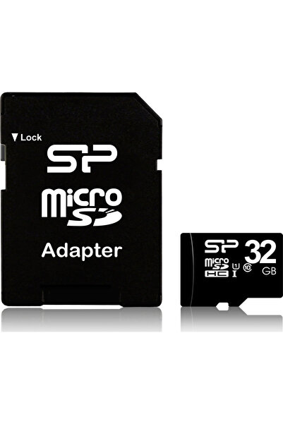 Silicon Power |   32GB |   microSDHC |   Memorie flash clasa 10 |   Adaptor SD