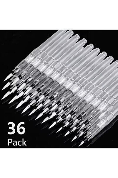 Choice1 36pcs Water Brushes 3/36pcs Refillable Water Color Brush Pen Set Mult...