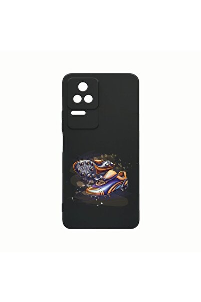 bestcase Husa Silicon, Compatibila Cu Xiaomi Poco M5s, Football Shoes, Rezist...