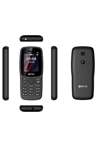 Choice black MKTEL 106 Feature Phone 800mAh Big Battery Dual SIM 1.77" Displa...