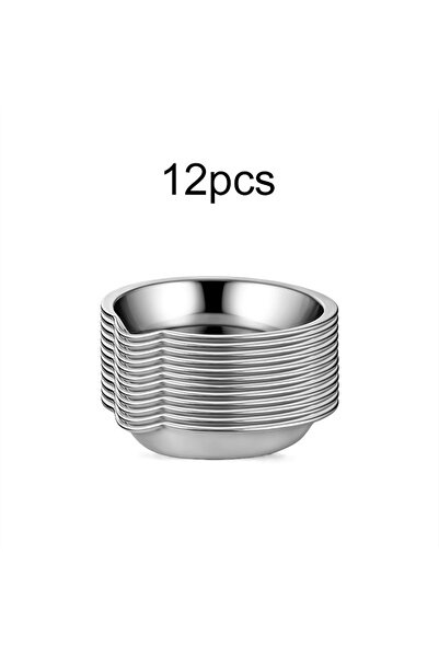Choice1 12pcs 6/12/24pcs Stainless Steel Painting Palette DIY Painting Tools ...