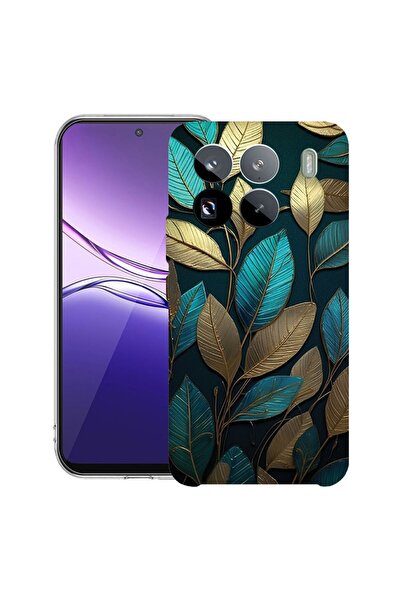 bestcase ¬Æ Husa Clear Slim Silicon Compatibila cu Xiaomi 15, Golden Feathers...