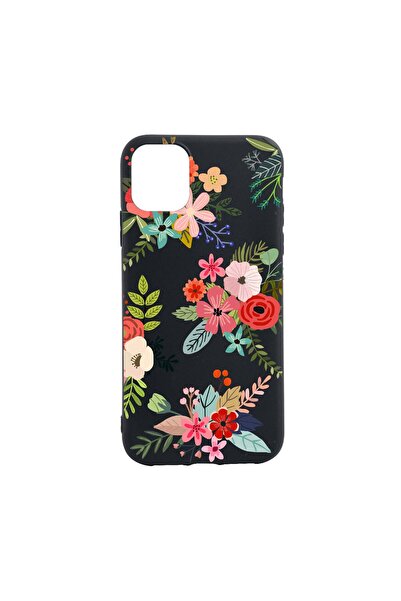 bestcase Силиконов калъф с цветя, съвместим с Xiaomi Mi 11 Lite 5G / 4G, усто...