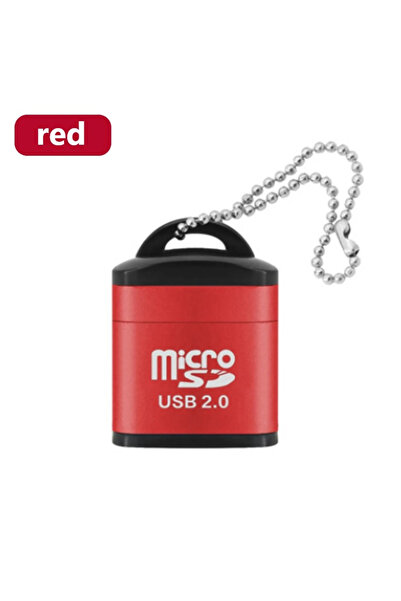 Choice4 Red Mini USB Micro SD/TF Memory Card Reader USB 2.0 High Speed Adapte...
