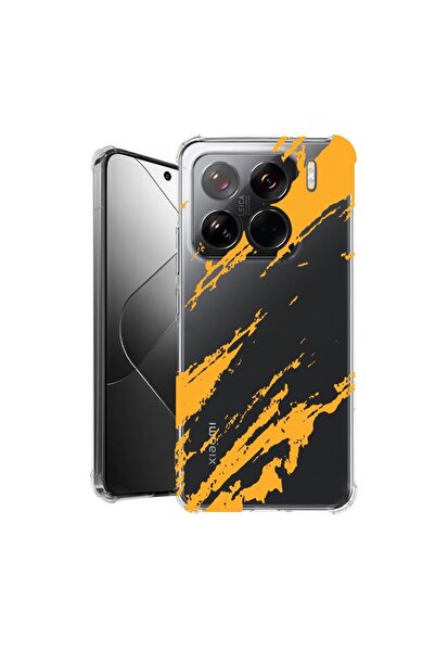 bestcase ¬Æ Husa pentru Xiaomi 15 Pro, Anti Shock 1.5MM, Golden Stripes, Prot...