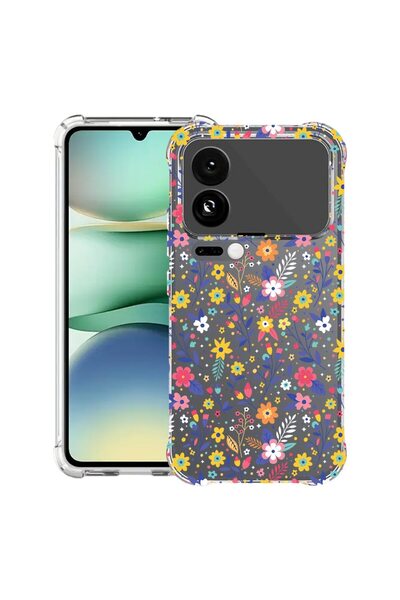 bestcase Husă Antișoc Compatibilă cu Xiaomi 17 Pro Max, cu Design Floral, Col...