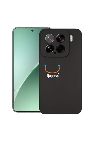 bestcase ¬Æ Husa pentru Xiaomi 15, Be Happy, Slim Silicon 0.8MM, Antisoc, Pro...