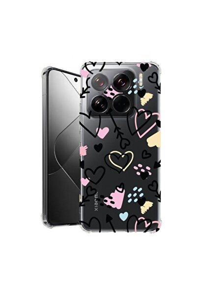bestcase Θήκη για Xiaomi 15 Pro, Αντικραδασμική 1.5MM, Σύμβολα Αγάπης, Προστα...