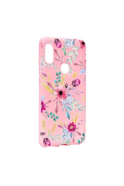 bestcase Калъф за Xiaomi Redmi Note 5 Pro, Силиконов, Щастливи цветя P69
