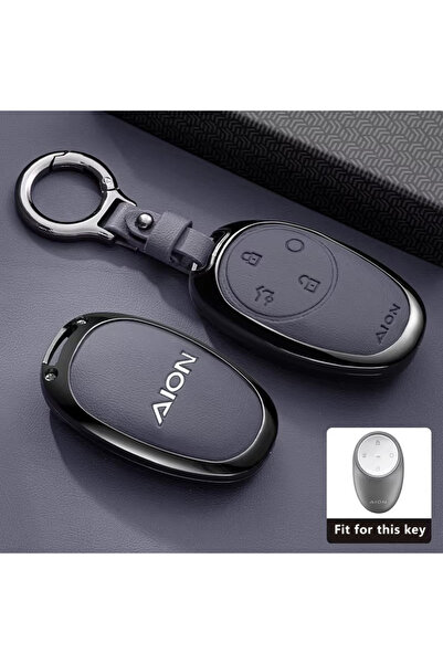 Choice1 key fob for GAC AION Style 7-Grey-1PC Zinc Alloy Car Key Case for Gac...