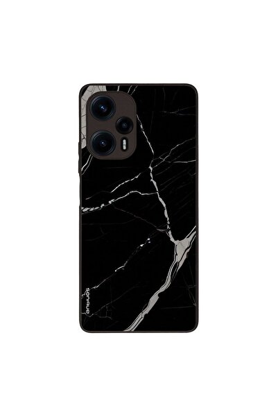 Sonique Θήκη Marble Series για Xiaomi Poco F5 5G Μαύρο
