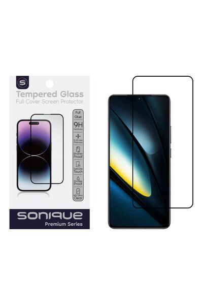 Sonique Hardy Glass Premium Series HD Full Cover 9H Xiaomi Poco F6 5G / Poco ...