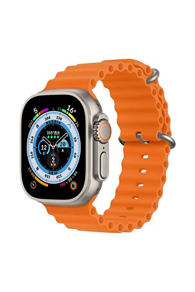 Sonique Λουράκι Σιλικόνης Ocean Band για Apple Watch (38/40/41MM) Πορτοκαλί