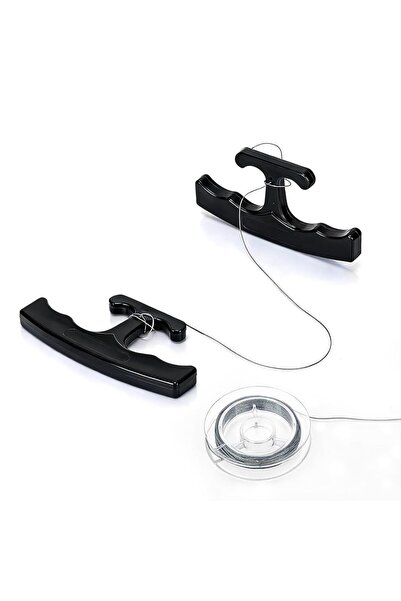 Choice1 Black Car Emblem Plate Line Badge Remover 1 Pair with 5M High-Strengt...
