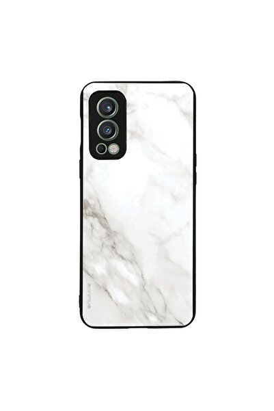 Sonique Θήκη Marble Series για OnePlus Nord 2 5G Λευκό