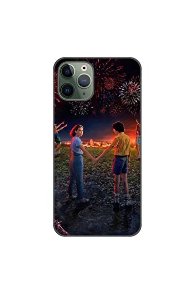 OEM Husa compatibila cu Apple iPhone 11 Pro Max Silicon Gel Tpu Model Strange...