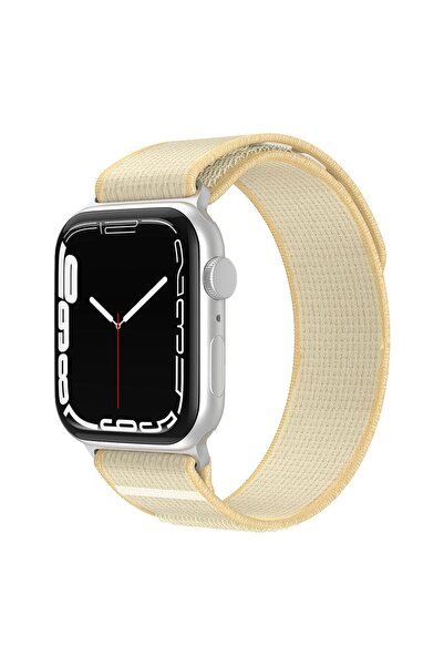 Sonique Λουράκι Nylon Loop Band για Apple Watch (42/44/45/49MM) Μπεζ
