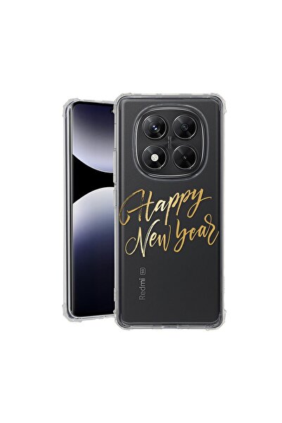 bestcase Husă pentru Xiaomi Redmi Note 15 5G cu design Happy New Year, antișo...