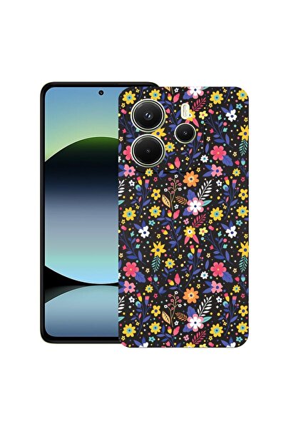 bestcase ¬Æ Husa pentru Xiaomi Redmi Note 14, Flower Pattern, Slim Silicon 0....